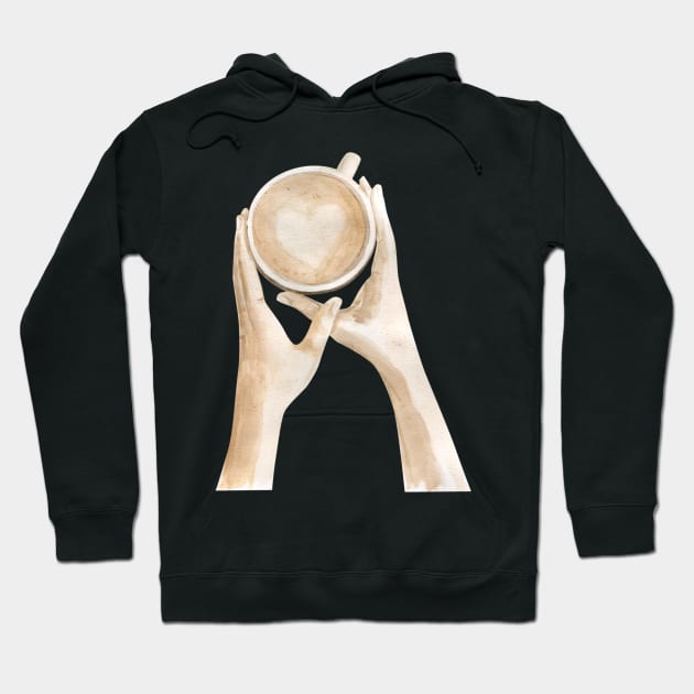 Cappuccino Art Hoodie by gronly